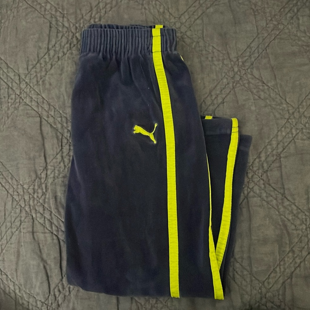 Puma velour track pants
